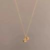 Double Design Double Water Droplet Necklace Long Chain Long Sweater Chain Necklace  Sweater Chain