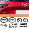Náhradní nálepka na auto pro CX-5 CX5 Plastový 3D znak předního kufru Znak na volantu Karoserie Zadní víko Refitting Dekorace