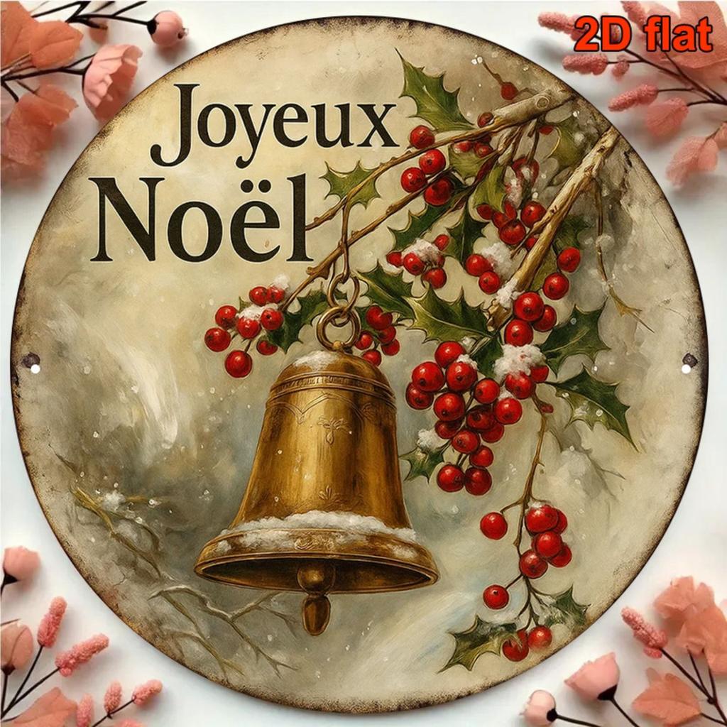 2D Flat Metal Wall Sign Decor