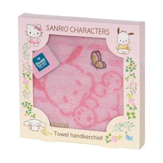 Pochacco Towel Handkerchief Sakura (Pink) Women s Towel Hand Towel Approx. 25cm 000838-0019-03