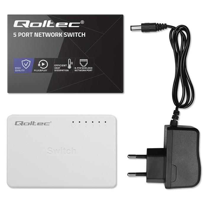 Network SWITCH 5xRJ45 Port 1000Mbps LAN