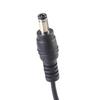 Portable 5.5x2.5mm Expandable Power Cord for DIY Projects Supports Up to 60W DC5525 Male to 2Pin Bare End Spring Cable