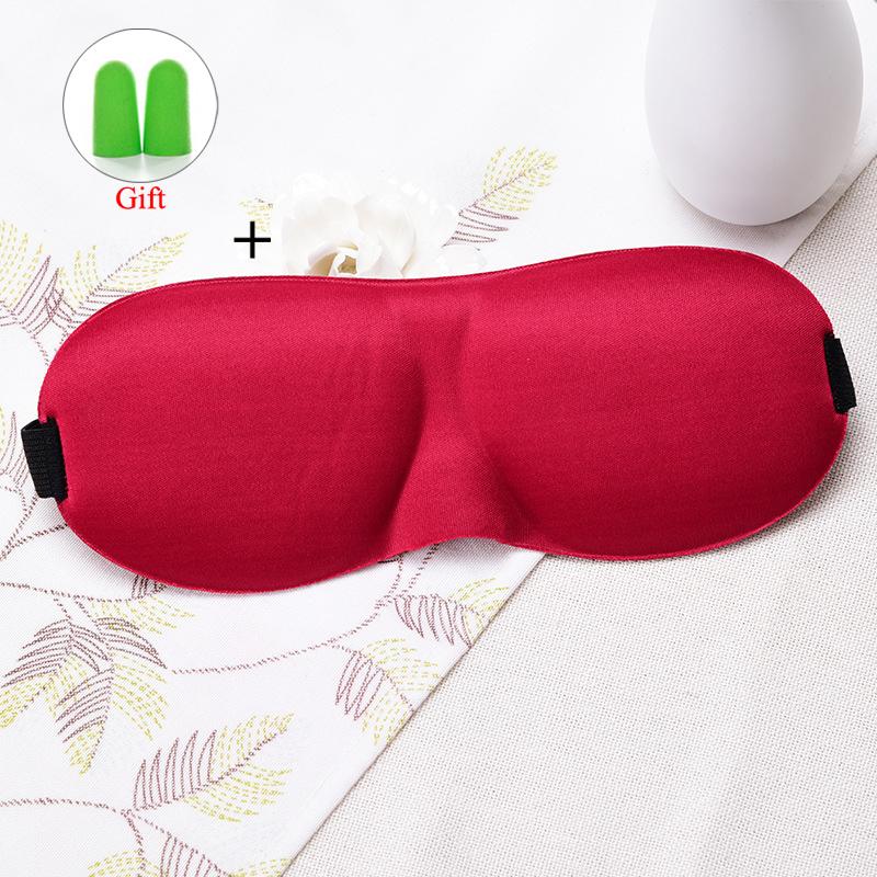3D Blocking Light Sleep Eye Mask Soft Padded Slaapmasker For Sleeping Aid Eye Mask For Travel Rest Night Breathable Eyepatch