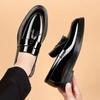 Fashion Spring Autumn Black Social Shoe Male Pointed Toe Men's Formal Shoes Cheap Liquidation 39 Clearance 2024 Trend Party Style Office