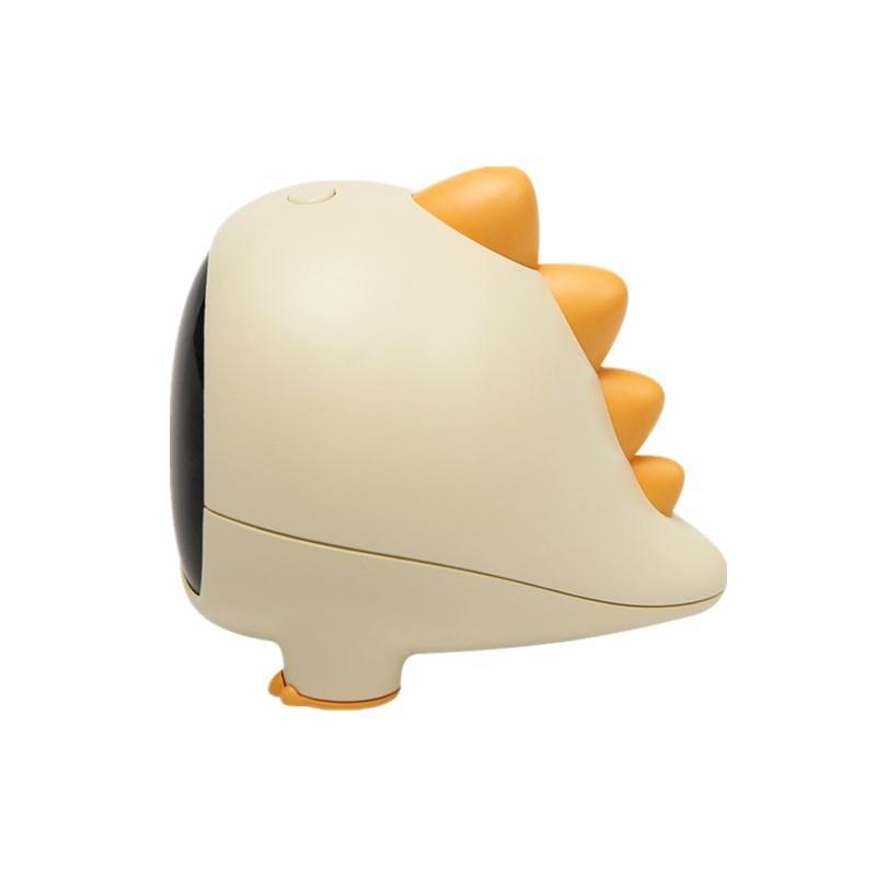 

Мультяшные милые часы с динозавром, подходящие для детского бесшумного обучения, большие цифровые светодиодные часы с зарядкой, маленький будильник на день рождения Yellow Color