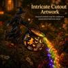 LED LED Flowing Light Colorful Cauldron Stake Light Witches Halloween Light  Home Decor