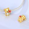 New Charms Pendant 925 Silver Sweet Bear Sun Moon Eyes Charms Beads Fit Bracelet Bangle Necklace For Women Jewelry Gift