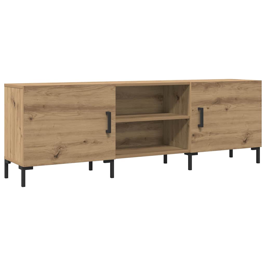 Szafka Tv, Dąb Artisan, 150X30X50 Cm, Materiał Drewnopochodny