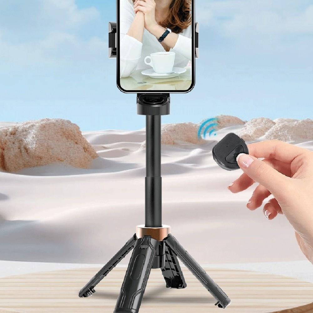 360° Rotation Mini Telescopic Selfie Stick 3 In 1 Selfie Stick Tripod Bluetooth Selfie Stick  Home
