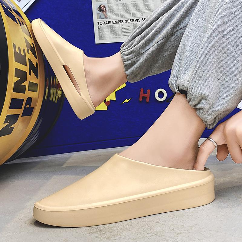 Fashion2024 Hot Sale New Men Slippers Flip Flops Man Beach Shoes Summer New Fashion Cool Outdoor Half Drag For Men Sandalias Hombre