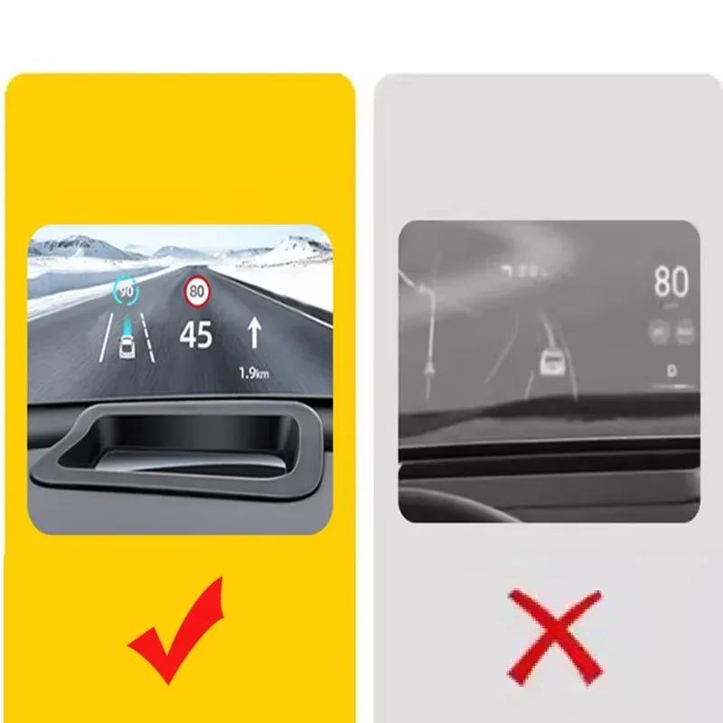 For Toyota Highlander Crown Kluger   2024 Car HUD Head Up Display Frame Protective Cover Auto Display Screen Dustproof