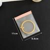 EVA Anti-Oxidation Soft Jewelry Storage Bag for Earrings & Necklace