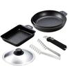Wahei Freiz Grill Pan, Fish Grill, Oven, Gas, IH, Grill DE Utility Set, Gravy Cook, Runt, Fish Grill, Oven, Gas, IH, 20cm Frying Pan, 24cm Frying Pan,