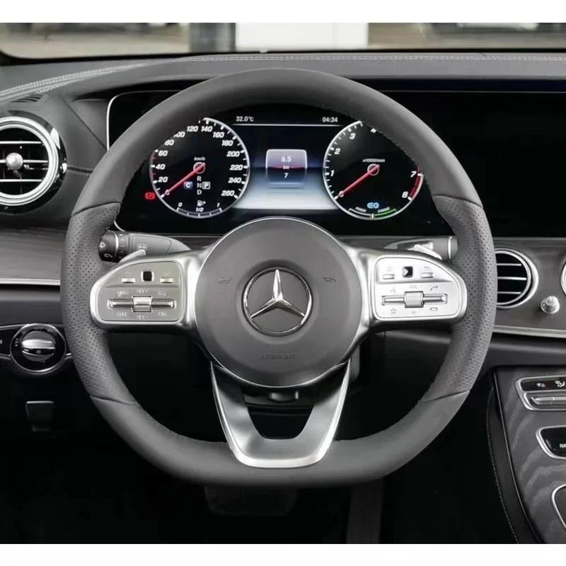 Top Quality 52mm 57mm Steering Wheel Center Badge Star Logo Car Emblem with 18 Pins Mercedes Benz Amg C CLA CLS GLC GLE GLS E BW0