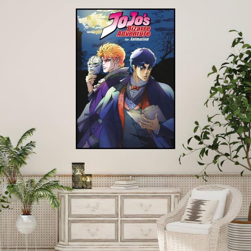 Anime JoJos Bizarre Adventure Poster Prints Wall Sticker Painting Bedroom Living Room Decoration Office Home Self Adhesive