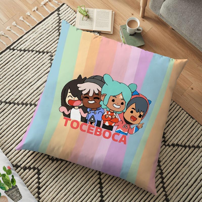 Чехол для подушки Toca Life World наволочка Toca Boca для домашнего стула детская комната мягкая декоративная наволочка 4545 см 9 1390₽