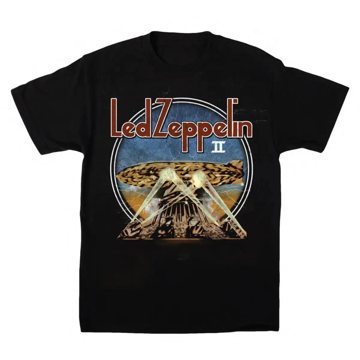

Led Zeppelin Rock Band 2026 New Spring Summer Unisex Album Print TShirt Hip Hop Y2K Fashion Tshirts XL