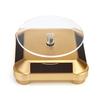 Solar Rotating Display Stand 360 Degrees Dual Use Stable Automatic Turntable for Showcase