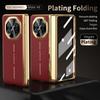 For Huawei Mate X6 X5 X3 180° Infinity Foldable Glass Front Film Vacuum Plating Anti-Fingerprint Comfort Hand Flap Phone Case