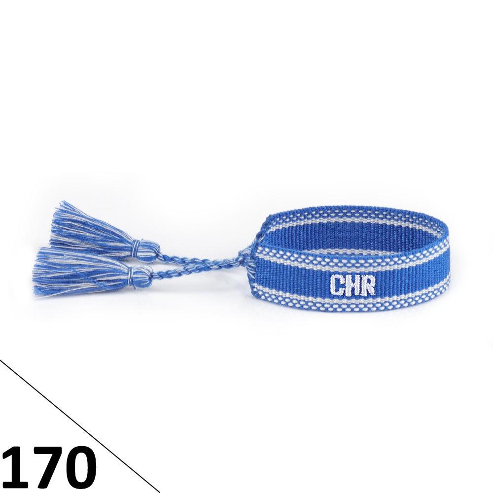 Friendship Letter Bracelet - Hand-Woven Ethnic Style with Polyester Tassels