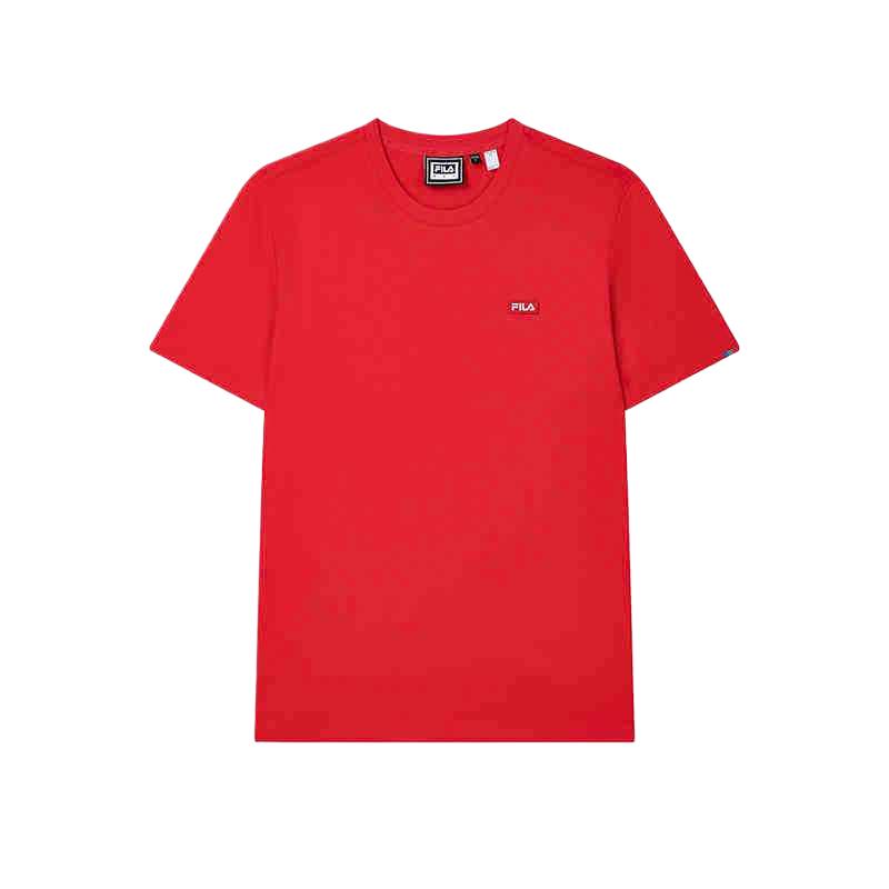 New FILA ORIGINALE T Shirt Unisex Pomelo Red F51M519101F-RD