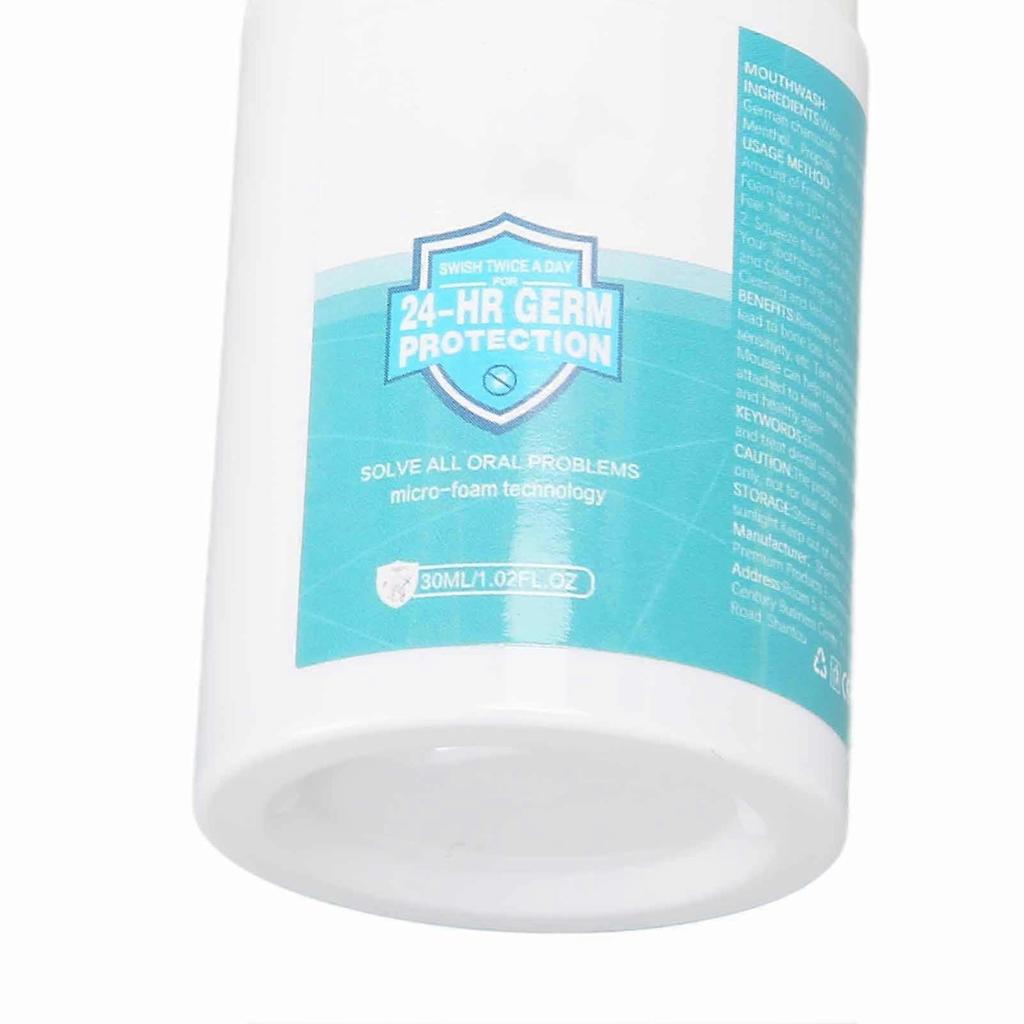 3PCS Toothpaste Foam Efficient Cleaning Stain Removal Portable Mouth Wash Foam for Home Travel