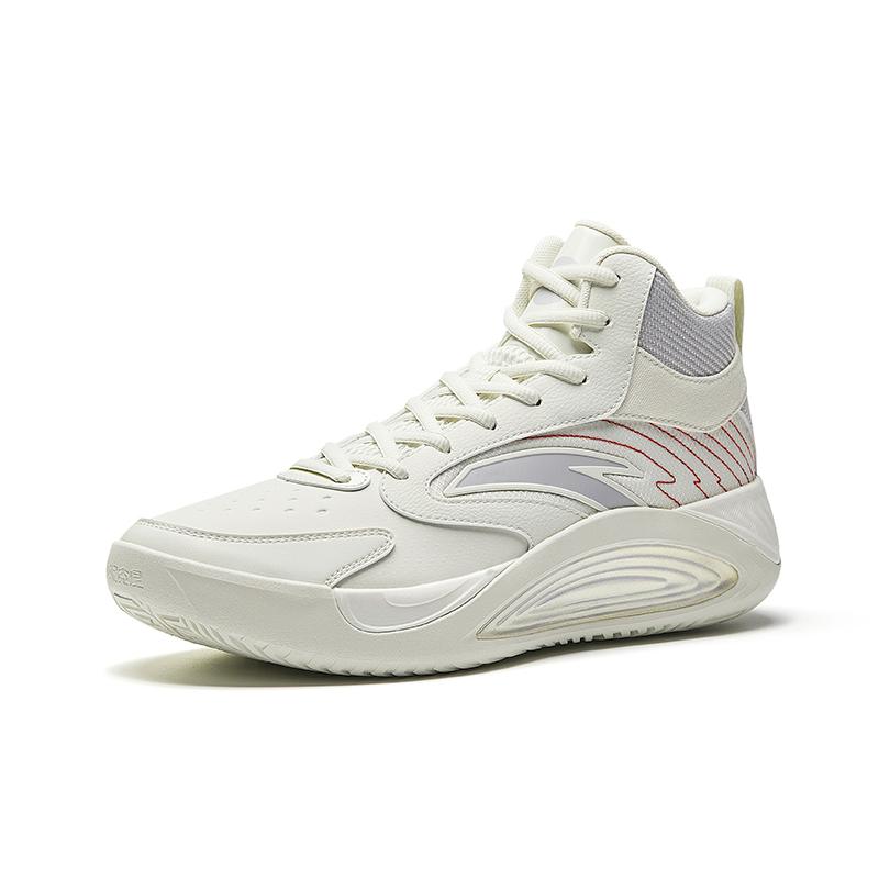 Anta Wind Tunnel 6 Mid Basketball Shoes Men Sneaker Pure-White 112541616Q-1