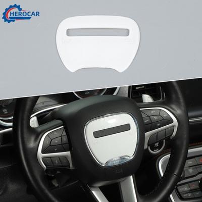 Steering Wheel Center Trim Cover Panel For Dodge Challenger/Charger White ABS