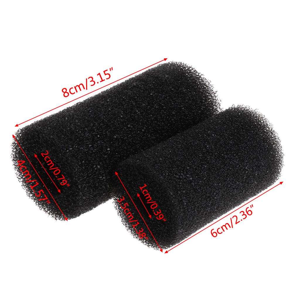 5 Pack Pre-Filter Sponge Aquarium Pre Filter Black Foam Rolls Compatible Intake Filter Accessories for Fish for Tank