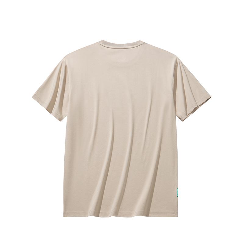 Anta Team Zero Solid Color Round Neck Comfortable Breathable Versatile Short Sleeve T-Shirt Unisex Tops 172536105G-2