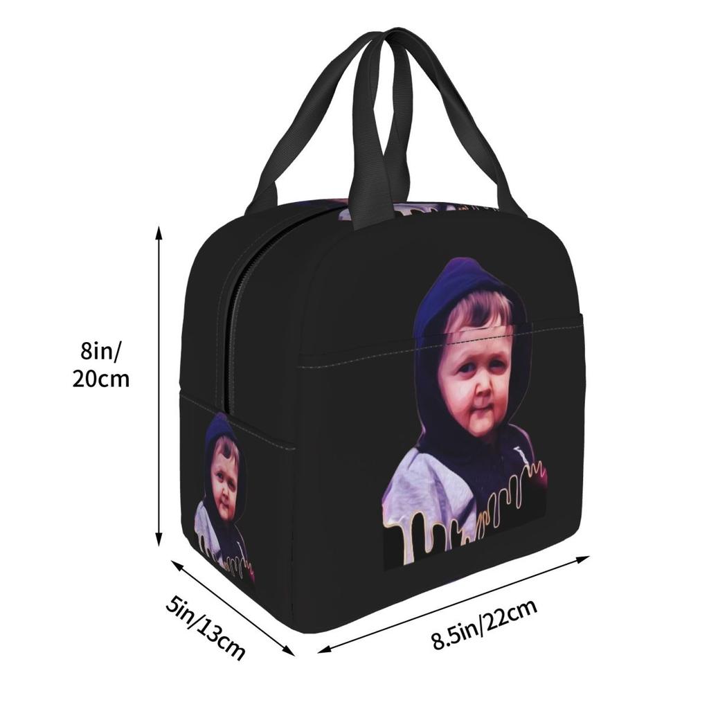 Hasbulla Magomedov Insulated Lunch Bag for Kids School Cooler Thermal Food Box Tote Portable Lunch Boxes Container
