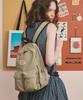 Masmarulez Mini Ver. Two Pocket Daily Backpack_Khaki Beige