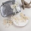 1 Pc Lace pearl bow Shoe Shoelaces Charms for Sneakers Decorative Shoe Flower Buckle Decorative Shoe Fashion Charm Accessories