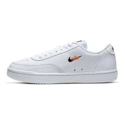Court Vintage Premium Beyaz Kadın Spor Ayakkabı Total-Turuncu Siyah CW1067-100