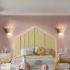 Girl Bedside Lamps Crystal Pendant Crown Wall Lamp Modern Luxury Children's Bedroom Princess Room Decor Night Lights Wall Light