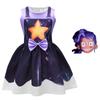 Lily Cosplay Dress Free Mask For Girls Kids Horror Game Halloween Costume Carnival Party Fancy Bow Dress Outfit With Bag