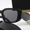 2024 Novos óculos de sol quadrados elegantes para mulheres e homens, óculos de sol de luxo, vintage, irregular, personalidade, para dirigir, praia