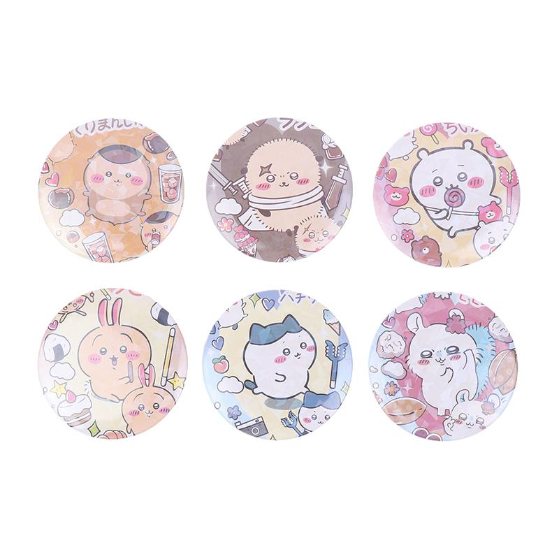 Cartoon Brooch For Kids Gift Enamel Pin Anime Pins Tinplate Chest Badge Hanging Bag Decor