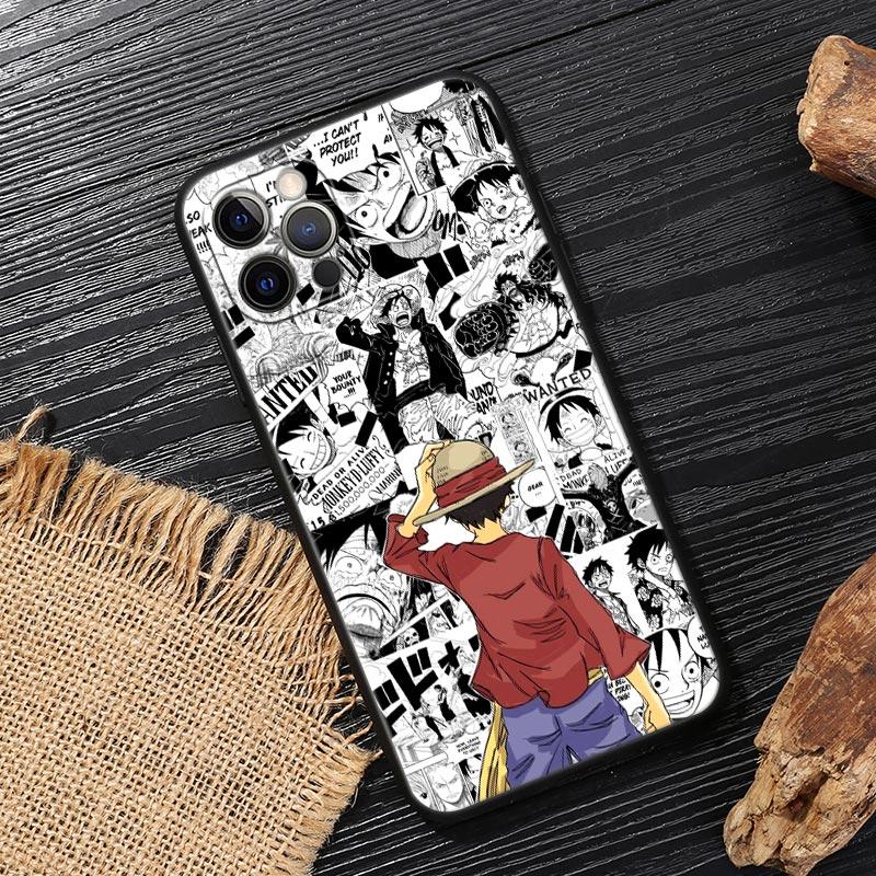 Comics One Pieces Anime Funda For iphone 17 Case For iPhone 16 15 11 12 13 Mini 17 Pro Max 16 Plus 17E 16E Air Case Soft Cover