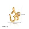 Exquisite Waterproof Moon Star Sun Evil Eyes Pendant for Women Charms Gold Color DIY Accessories Stainless Steel Jewelry