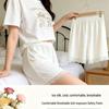 Women's Ice Silk Anti-Exposure Safety Shorts - Non-Rolling, High Elasticity, Breathable, Large Size, Loose Fit, Three-Quarter Length.