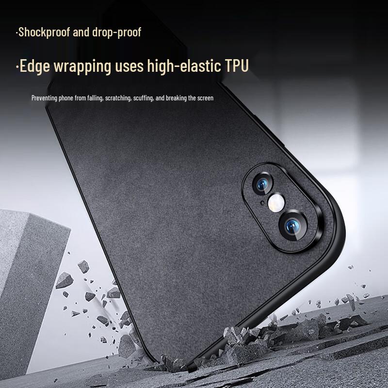 Luxury Nubuck-Style Full Coverage iPhone Case