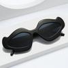 Vintage Flower Women Sunglasses Stylish Irregular Shape Gradient Shades Trendy Luxury Brand Design Party Eyewear