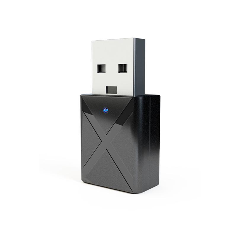 Bluetooth 5.0 USB Audio Adapter: 2-in-1 Receiver & Transmitter for Computer, TV & Speaker