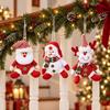 Cartoon Santa Claus Pendant Elk Merry Christmas Decoration Christmas Doll Ornament  New Year Decor