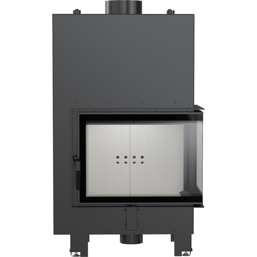 Water heating fireplace KRATKI MBZ right 13 kW Ø 200