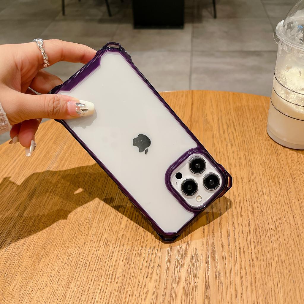 Four Corner Airbag Clear Phone Case For Apple iPhone 17 16 15 14 13 12 11 Pro Max Soft TPU Transparent Cover Protective Shell