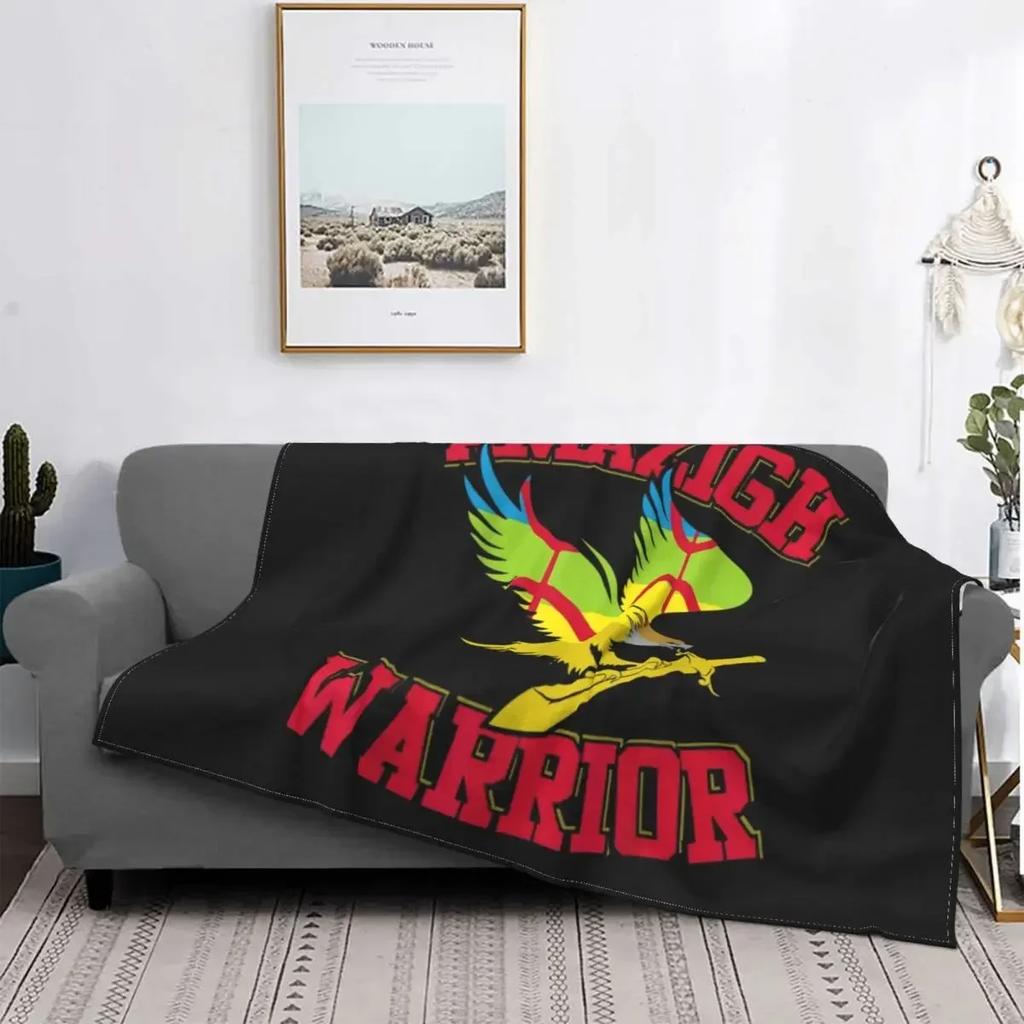D Printed Kabyle Carpet Blankets Soft Flannel Winter Bohemia Amazigh Berber Throw for Couch Bed Home Gifts