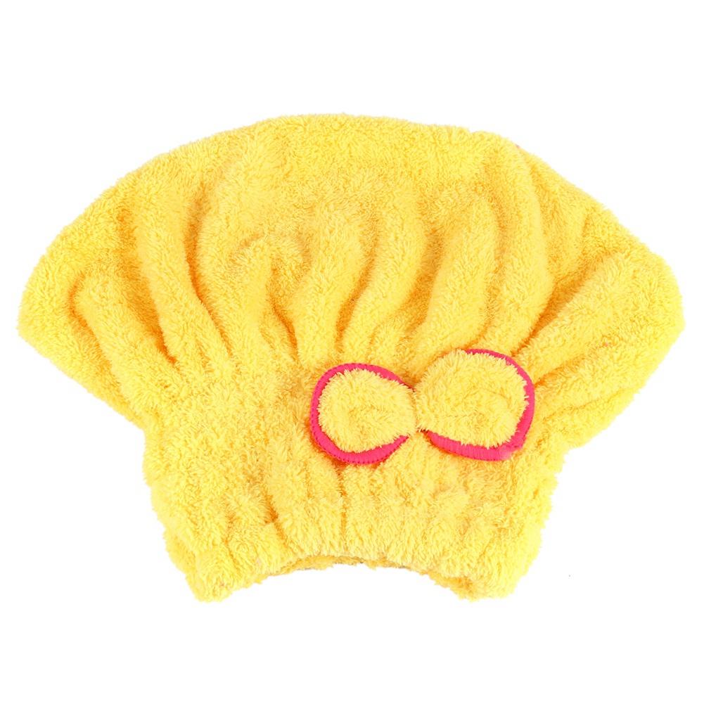 

3 цвета шапочка для сушки волос из микрофибры ультраабсорбирующая шапочка для сушки волос быстрая сушка башня для волос yellow