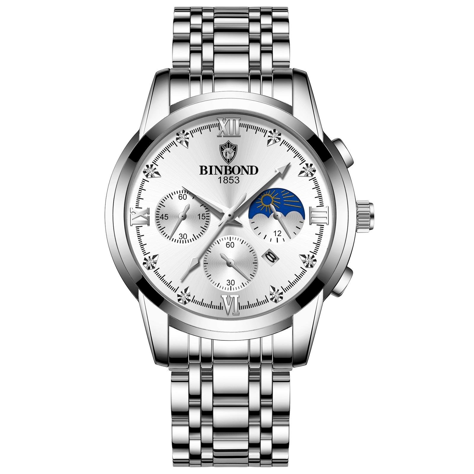 

Men s Waterproof Luminous Running Alarm Clock Watch One Size